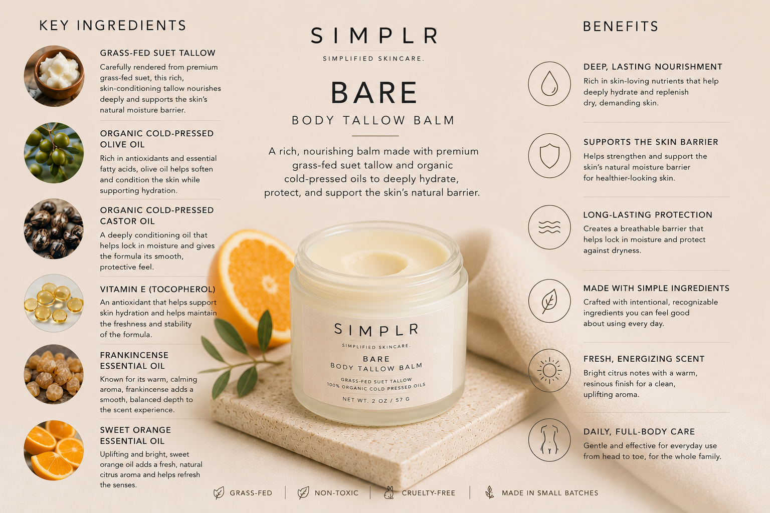 Bare Body Tallow Balm