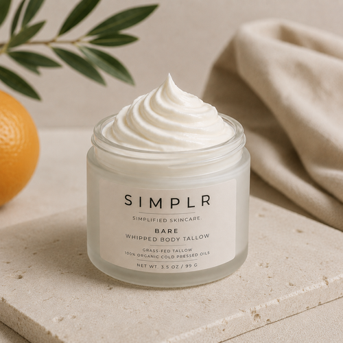 Bare Whipped Body Tallow – grass-fed tallow moisturizer by SIMPLR